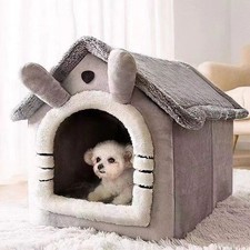Cama Estilo Casa Para Perros