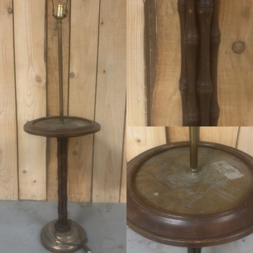 Lampadaire lampe bambou - lampe,