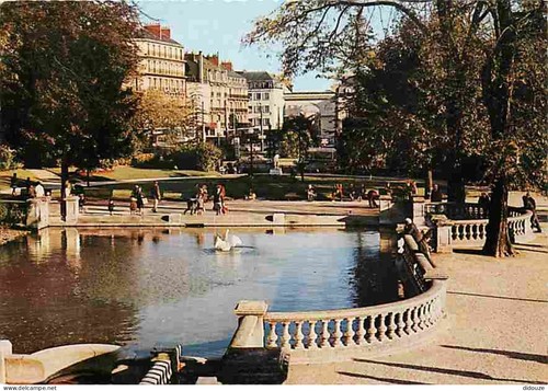 Postcard dijon jardin - -,
