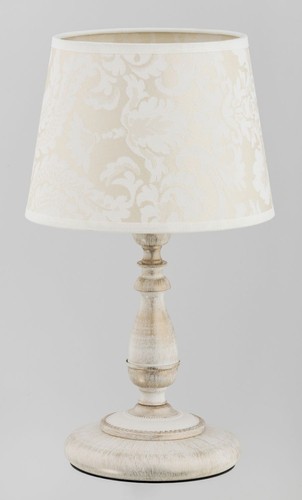 Lampe table stoff shabby - de,