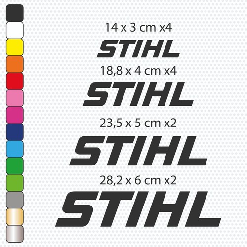 Stihl stickers vinyles - stihl,