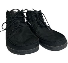 Lems Boulder Boot Mid Jet Black Unisex Men's 11.5 Women's 13 Canvas Hiking Gorp