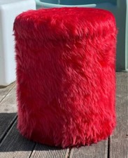 Pouf moumoute vintage années