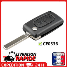 Coque clé plip 2 boutons pour