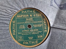 disque ancien pour gramophone