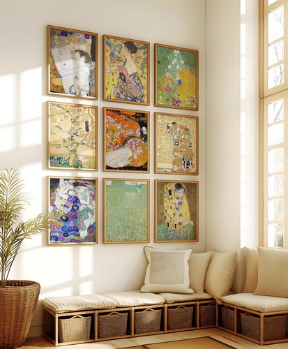 Lot affiches gustav klimt - lot, de