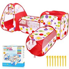 Tente Tunnel Enfant 4 en 1 Pop
