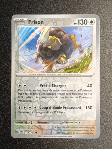 Carte pokémon frison - pokémon, :