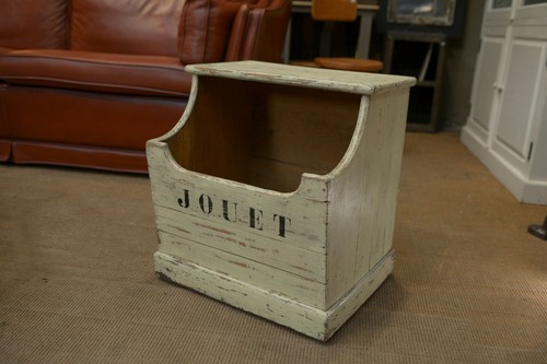 Coffre jouets sapin 1930 - coffre,