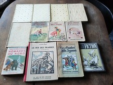 lot de 12 livres anciens pour
