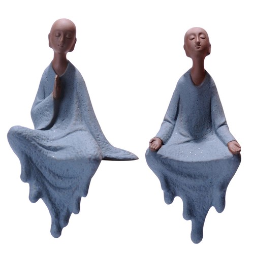 Miniature bouddha moine statue - miniature,