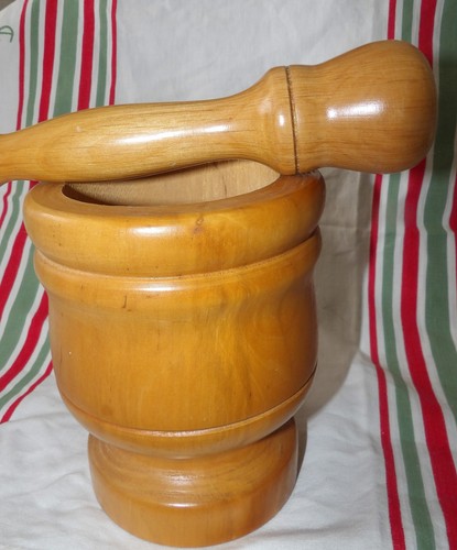 Mortier pilon bois - en,