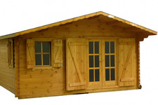 Petite maison bois en kit type chalet 19m²