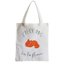 Sac en Tissu Blague J'Peux Pas