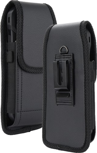 Cuir noir étui pochette - noir,