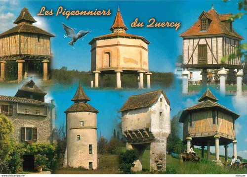 Carte postale pigeonniers - -,