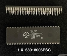 1 X Z8018006PSC Z180 MPU 6MHZ DIP64