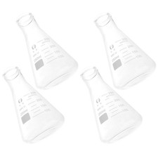 4pcs Erlenmeyer Borosilicate