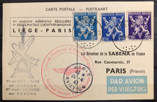 Carte Postale Aérien Liège