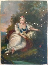 Peinture sur panneau de bois