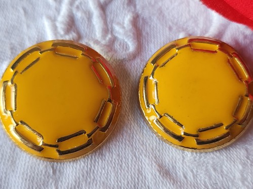 Duo gros boutons vintage - , en