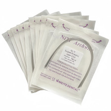 Dental Orthodontic Arch Wire Super Elastic Niti Round Rectangular Natural Form