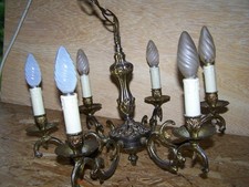 lustre ancien bronze; 6