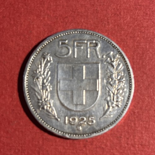 Francs suisse argent - suisse, 1925