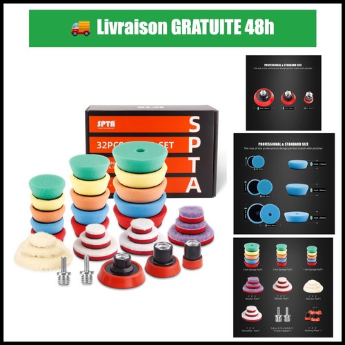 Spta kit polissage éponge - kit,