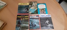Lot de 6 livres sur la pêche à la truite - mouche lancer toc - pêcheur poissons