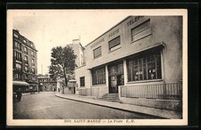 Old postcard Saint-Mandé, la Poste 1942 