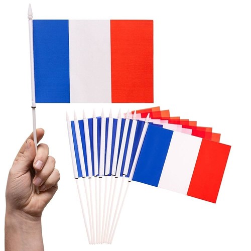 Lot petit drapeaux - de, 10