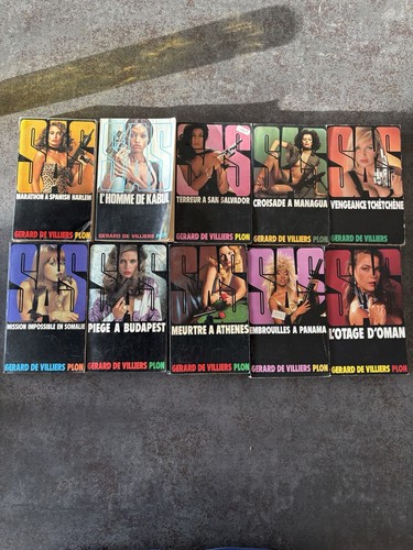 Lot livres sas romans - lot,