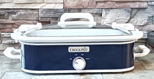 Crock Pot Casserole Slow Cooker 3.5 Quart Blue Travel Lid * SCCPCCM350-BL * NICE