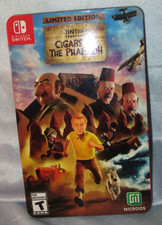 Nintendo Switch TinTin Reporter Cigars of the Pharoah Steelbook  Case No Game