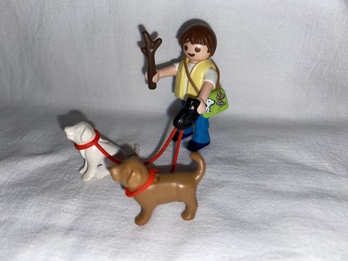 Playmobil enfant chiens - enfant,