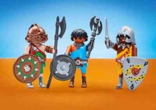 Playmobil Plus 6590 Gladiateurs Lot 3 Figurines Romain Kit Jeux Pack Jouets Noël