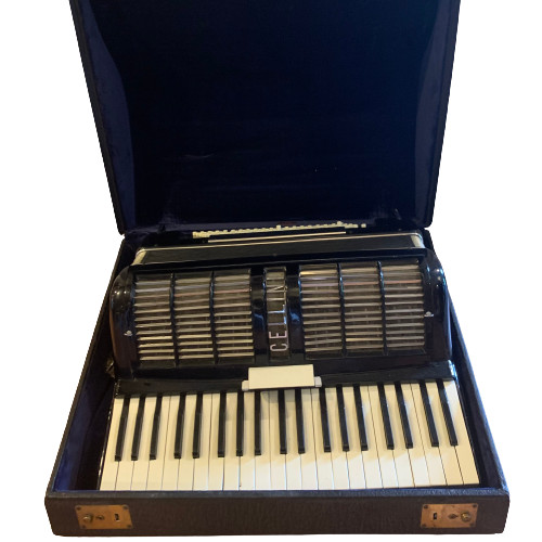 Cellini accordion with case - accordion,