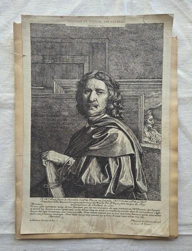 Gravure autoportrait nicolas - autoportrait,