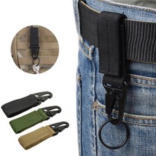 Tactique Molle Mousqueton Ceinture Crochet Mousqueton Porte Clés Accessoires HOT