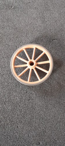 Roue bicolore marron noir - bicolore,