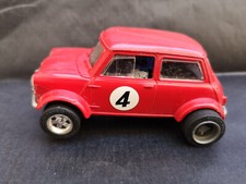 Scalextric Mini Cooper C 007 Slot car circuit routier Bon état et complète