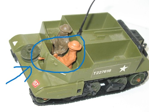 Dinky toys soldat - dinky, gunner