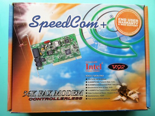 Intel 56k modem fax - 56k,