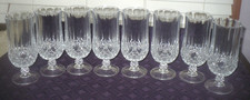 Cristal d'arques Longchamp Crystal Iced Tea Goblets SET OF 8