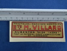 Chromo transfert Tracteurs