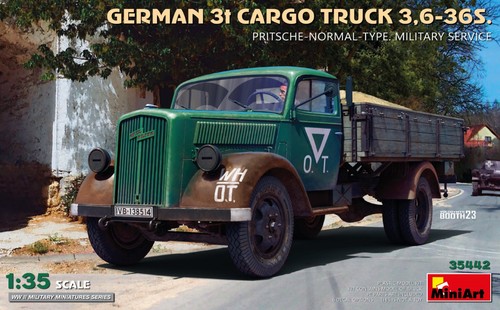 Miniart 35442 opel blitz 35 - opel, 1/35