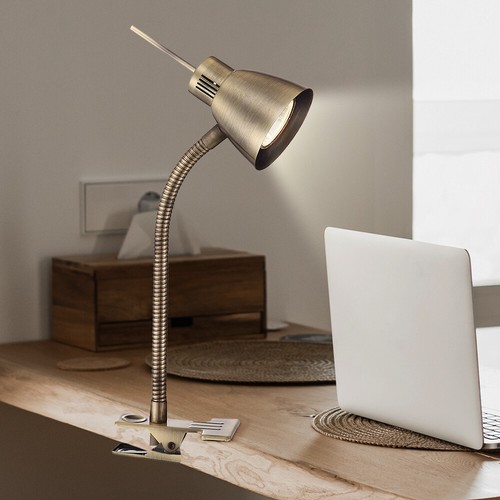 Lampe chevet pince led - chevet,