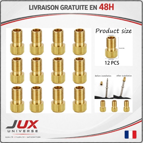 Adaptateurs valves vélo - , 12