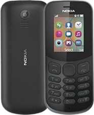 Nokia 130 2017 Dual SIM Unlocked 8MB 1.8"  Bluetooth Mobile Button Phone Black